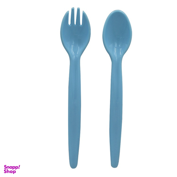 قاشق و چنگال کودک وی کر مدل ساده کد U205 بسته دو عددی