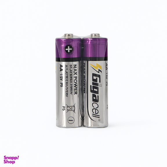 باتری قلمی الکالاین گیگاسل مدل Max Power AA بسته 2 عددی