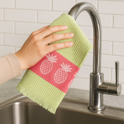 دستمال نظافت خانه و آشپزخانه نخ ماییلدا مدل 5399 بسته 4 عددی