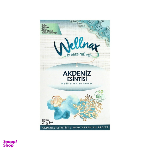 خوشبو کننده هوا ولناکس مدل Breeze Feresh رایحه نسیم مدیترانه ای وزن 21 گرم