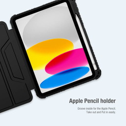 کیف کلاسوری نیلکین مدل Camshield Bumper Leather مناسب برای تبلت اپل iPad 10 / iPad 10.9 (2022)
