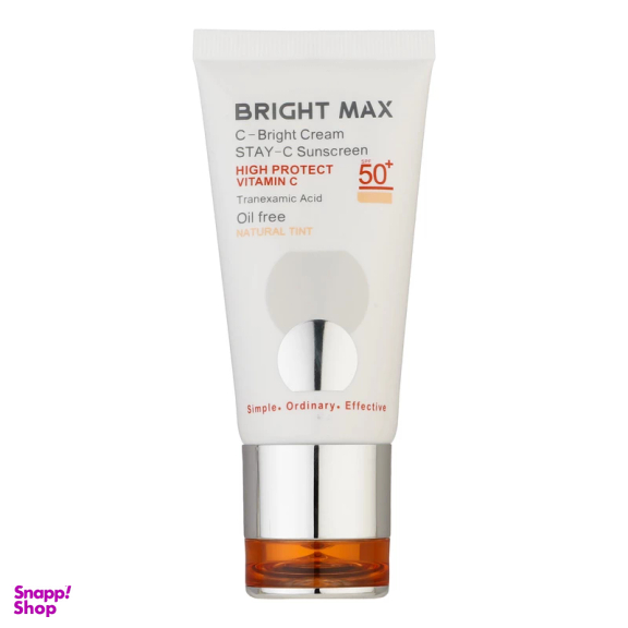 کرم ضد آفتاب رنگی ویتامین سی C Bright برایت مکس حجم 50 میلی لیتر