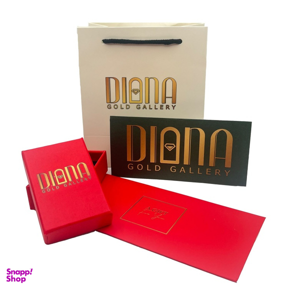 دستبند میوکی طلا 18 عیار زنانه دیانا کد 11036