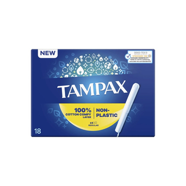 تامپون تامپکس مدل Regular بسته 18 عددی