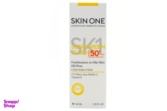 فلوئید ضد آفتاب اسکین وان با +SPF50 حجم 40 میلی لیتر