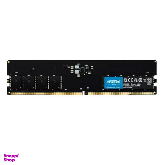 رم دسکتاپ DDR5 تک کاناله 4800 مگاهرتز CL40 کروشیال ظرفیت 8 گیگابایت