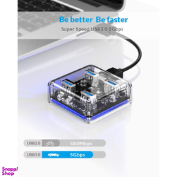 هاب 4 پورت USB3.2 اوریکو مدل MH4UC-U3