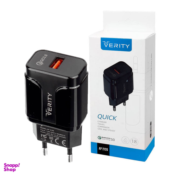 شارژر دیواری وریتی مدل AP 2120 به همراه کابل USB-Type C