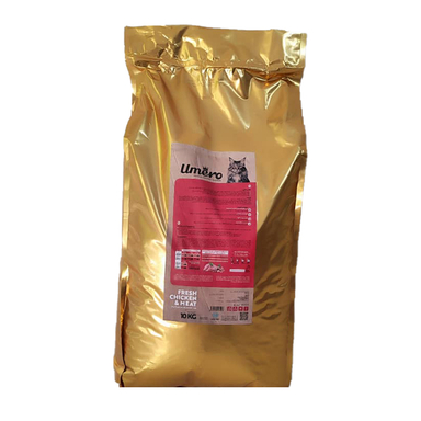 غذای خشک گربه بالغ امرو مدل مرغ وزن 10 کیلوگرم