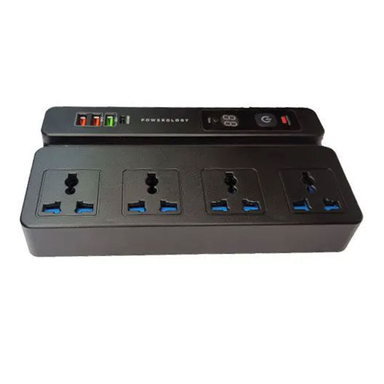 رابط برق و چندراهی USB پاورولوژی مدل تایمر دار طول 3 متر