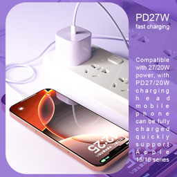 کابل تبدیل USB-C مدل PD27W طول 1 متر