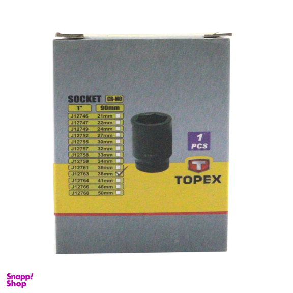 سری بکس تاپکس مدل YPB-1INCH سایز 38 میلی متر