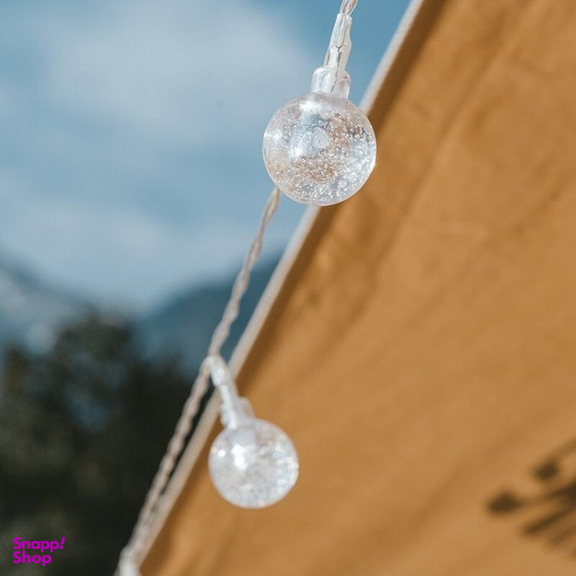 ريسه روشنايی سولار شارژی نیچرهایک مدل Solar String Lights کد DQ027 طول 20 متر 100 لامپ