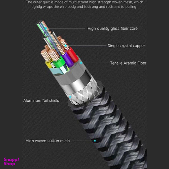 کابل دو سر HDMI کوتتسی مدل dual HDMI video cable کد 87107 طول 3 متر