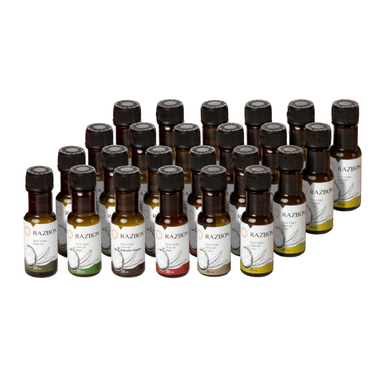 روغن زیتون فرابکر طعم‌دار آربیکن رزبن حجم 20 میلی لیتر بسته 24 عددی