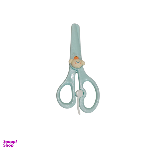 قیچی کاردستی تیغه پلاستیکی طرح کرومی کد 18