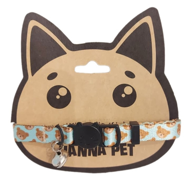 قلاده گربه حنا پت مدل خرس QC-101 کد 21505