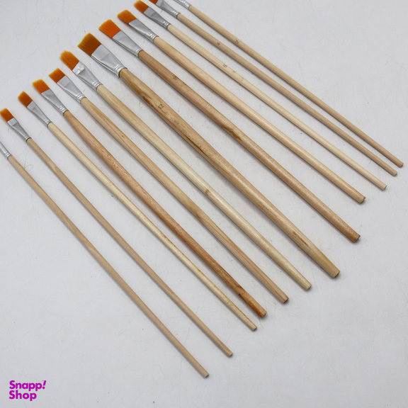 قلم مو تخت سامکو مدل سموری کد YP-012 مجموعه 12 عددی