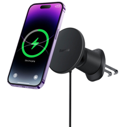 هولدر مگنتی و شارژر مگنتی موبایل بیسوس مدل BS-CW01