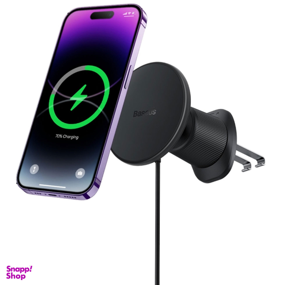 هولدر مگنتی و شارژر مگنتی موبایل بیسوس مدل BS-CW01