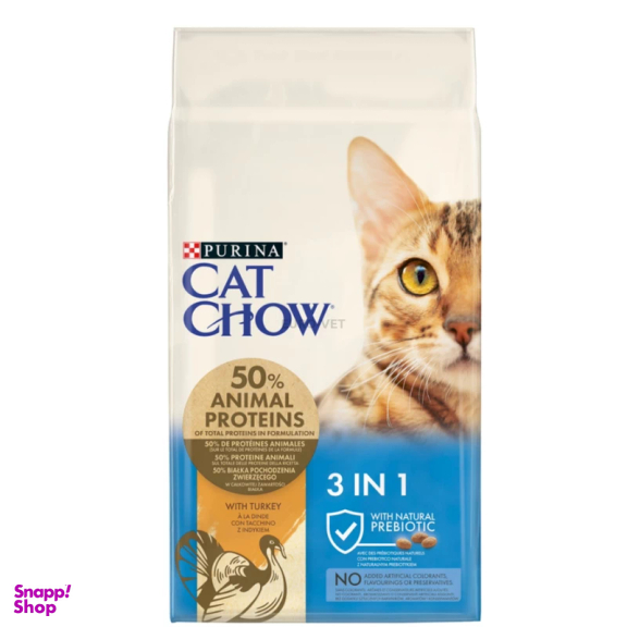غذای خشک گربه بالغ پورینا مدل Cat Chow وزن 1.5 کیلوگرم