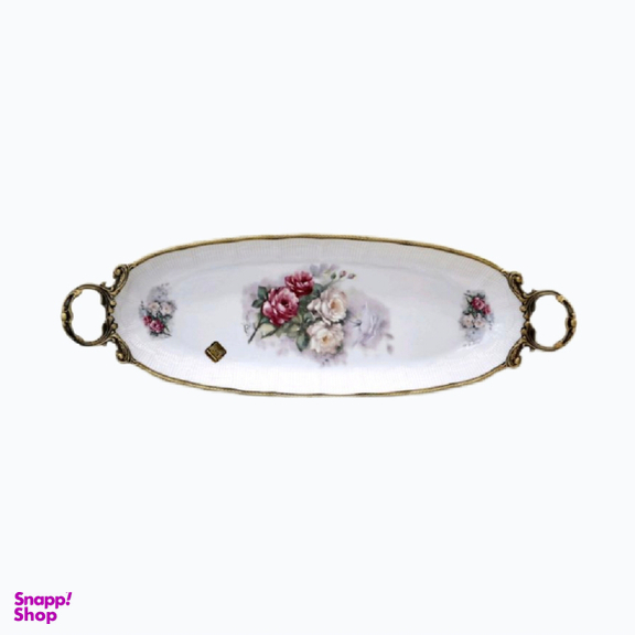 ماهی خوری دسته برنجی آبکاری آنتیک میراکل لیموژ کد 135