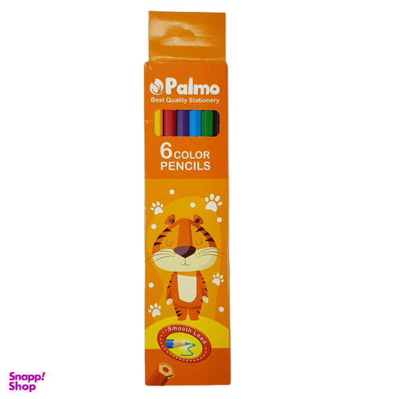 مداد رنگی 6 رنگ پالمو کد 35
