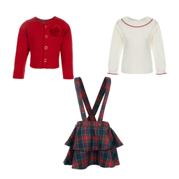 ست 3 تکه لباس دخترانه فیورلا مدل نارگل کد 34508