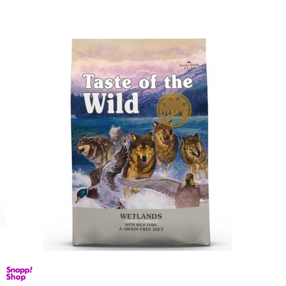 غذای خشک سگ تیست آف وایلد مدل Wetlands طعم اردک وحشی کد 21281 وزن 2 کیلوگرم