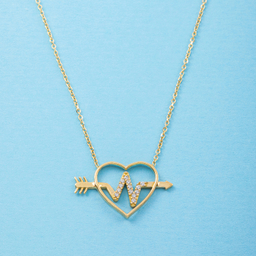 گردنبند طلا 18 عیار زنانه جواهری سون کد 2482