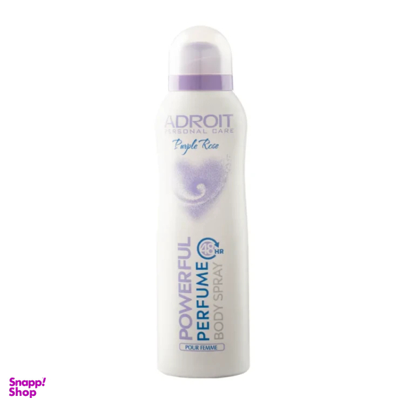 ست اسپری و رول ضد تعریق زنانه آدرویت مدل Purple Rose مجموعه 2 عددی
