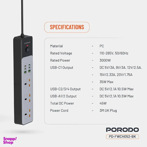 چندراهی برق هوشمند پرودو مدل PD-FWCH052