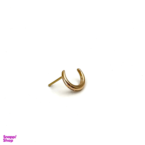 گوشواره طلا 18 عیار زنانه مدل ماه کد 128011