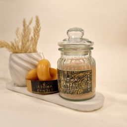شمع معطر آروما کندل رایحه وانیل وزن 400 گرم