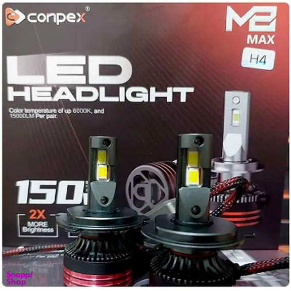 لامپ هدلایت خودرو کانپکس مدل LED h7 بسته 2 عددی