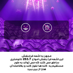 جارو شارژی دستی مدل پاکروب ضد شپش و کنه کد YX-816