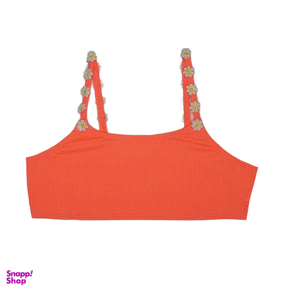 ست 2 تکه مایو دخترانه پیریمارک مدل 6443 رنگ نارنجی