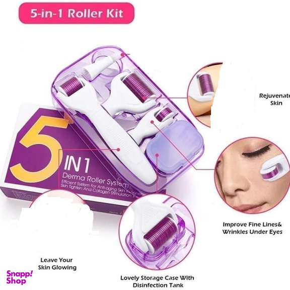 ماساژور دی ار اس مدل derma roller5 in 1 بسته 5 عددی