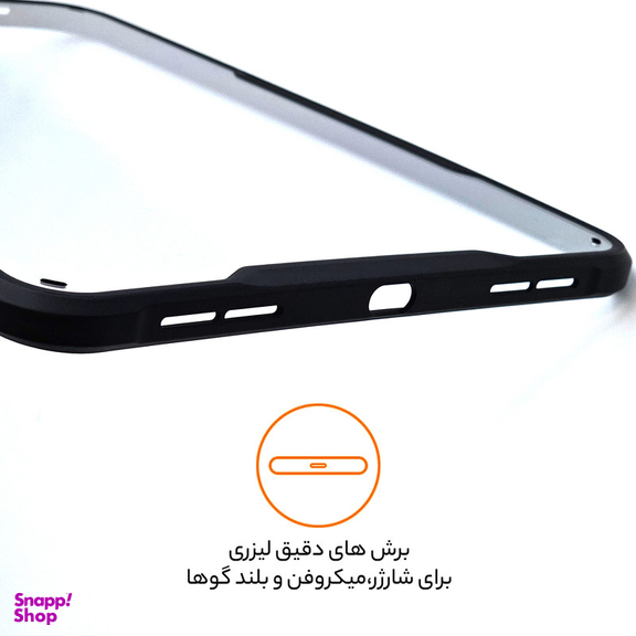 کاور تبلت سامورایی مدل Black-Bumper مناسب برای اپل iPad Mini 6 2021 / iPad Mini 2024