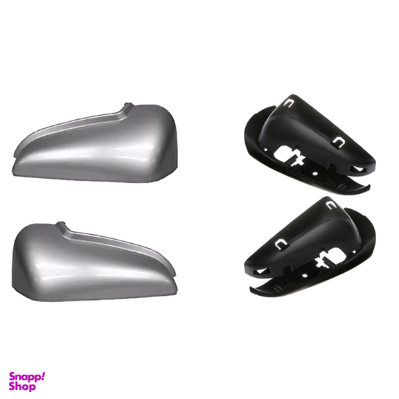 قاب و فلاپ آینه خودرو کالانیکس مدل FEL-PARSSLV-10436 مناسب پژو پارس مجموعه 4 عددی