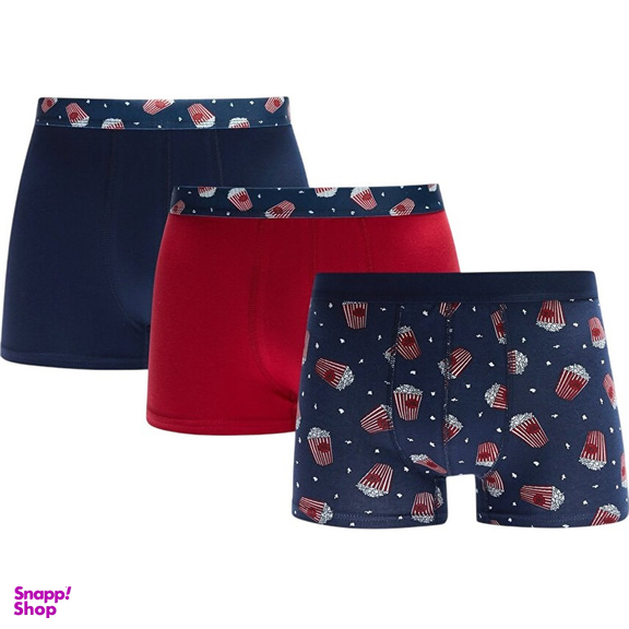 شورت پادار مردانه ال سی وایکیکی مدل w26986z8 بسته 3 عددی