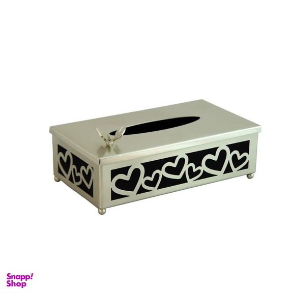 ست سطل زباله و جای دستمال کاغذی سالینو مدل قلب کد N-428
