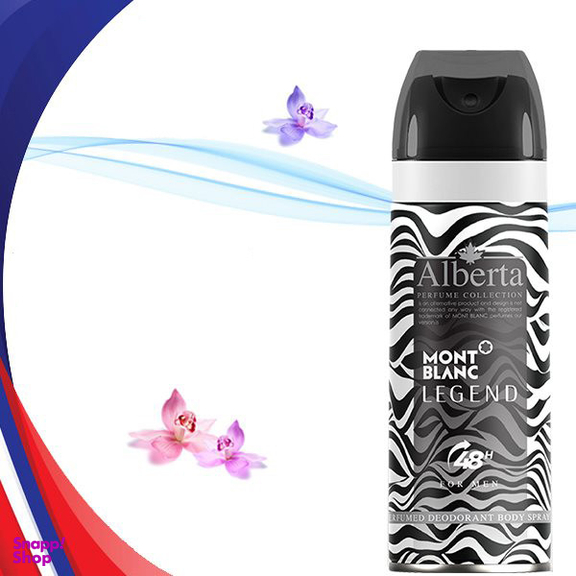 اسپری بدن مردانه آلبرتا مدل Mont Blanc Legend حجم 200 میلی لیتر