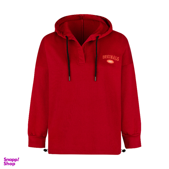 ست هودی و شلوار زنانه لوینت مدل اورجینال کد 6366 رنگ قرمز