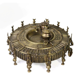 منقل برنجی مدل خان بختیاری قلم کد M179