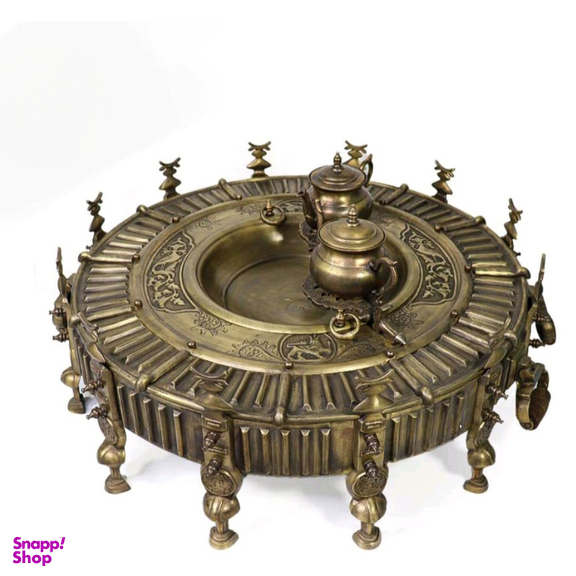 منقل برنجی مدل خان بختیاری قلم کد M179