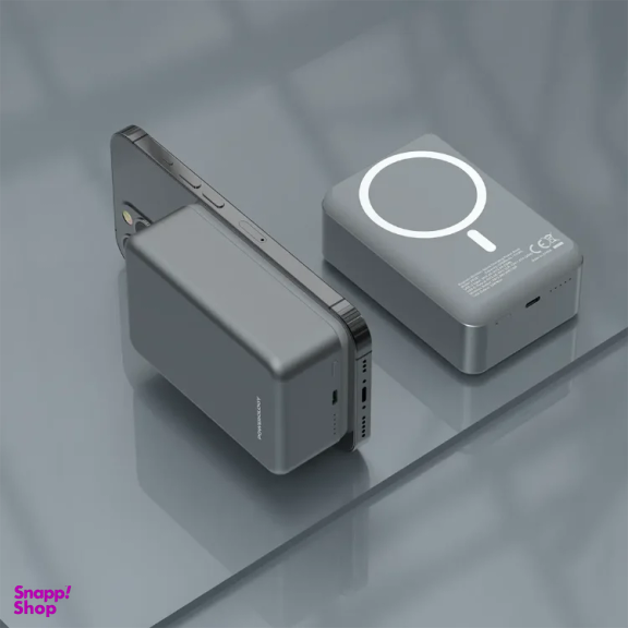 پاوربانک پاورولوژی مدل Magsafe Aluminum کد PP081 ظرفیت 30000 میلی آمپر ساعت