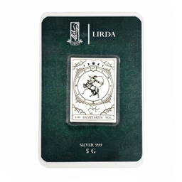 شمش نقره لیردا مدل نماد ماه آذر