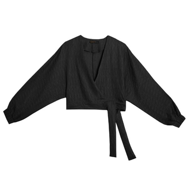 شومیز زنانه برنس مدل اریکا رنگ مشکی