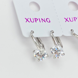 گوشواره زنانه ژوپینگ مدل کریستال سواروسکی کد swar